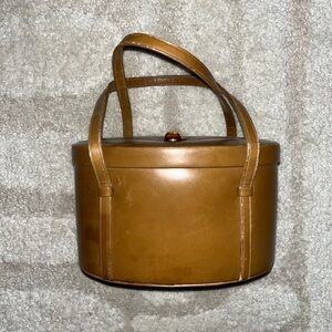 Vintage Brown Leather Handbag